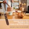 A2Z Scilab Icing Spatula Straight 3 Long Plain Blade Sturdy Wood Handle, Total Length 7 A2Z-ZR-WHS3 - alternate 6